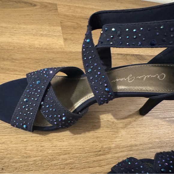 Blue Rhinestone Heels - Picture 5 of 10